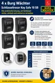 Produktbild: 4 x Burg Wächter Schlüsseltresor Key Safe 10 SB - AKTION!