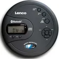 Produktbild: Lenco CD-300BK - Tragbarer Bluetooth® CD-MP3-Player mit Anti-Shock - Schwarz - Schwarz