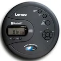 Produktbild: Lenco CD-300BK - Tragbarer Bluetooth® CD-MP3-Player mit Anti-Shock - Schwarz