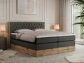 Produktbild: MKS MÖBEL Boxspringbett AMORE KING (Set, T30-Schaum, Topper T25/Visco, fünf Matratzen, zwei Bettkästen), mit Multipocket Matratzen, Boxspringbett, mit Möbelplatten