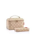 Produktbild: reisenthel beautycase SET Kulturtasche Kulturbeutel metallic dots coffee FG6050