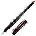 Produktbild: LAMY joy 015 FH Patronenfüller schwarz/rot B (breit), 1 St.