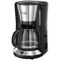 Produktbild: Russell Hobbs Filterkaffeemaschine Kaffeemaschine, Schwarz, Edelstahl, Kunststoff, 0,625 L,625 ml, 20x31x19 cm, Grüner Punkt, Betriebskontrollleuchte, Warmhalteplatte, Tropfsicherung, rutschfester Stand, Küchengeräte, Kaffeemaschinen & Zubehör