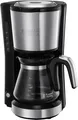 Produktbild: Russell Hobbs Mini-Glas- & Filter-Kaffeemaschinen Edelstahl-Schwarz Compact Home