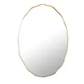 Produktbild: Riess Ambiente Eleganter Wandspiegel ELEGANCIA 100cm Gold ovales Design Spiegel Badspiegel Flurspiegel