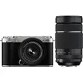 Produktbild: Fujifilm X-M5 Silber + XC15-45mm f3.5-5.6 + XF70-300mm f4-5,6 | 100,00€ Fujifilm XF Objektiv Cashback Aktion 1.529,00€ Effektivpreis