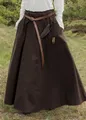 Produktbild: Battle Merchant Kostüm Mittelalterlicher Rock, weit ausgestellt, dunkelbraun, Gr. XL