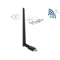 Produktbild: Delock USB 3.0 Dualband WLAN Stick 867 + 300 Mbps mit externer Antenne