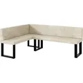 Produktbild: Meblini Eckbank, Creme, Textil, L-Form, 196x142 cm, Esszimmer, Bänke, Eckbänke