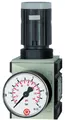 Produktbild: Druckregler abschließbar mit Manometer Futura BG 1,  G 1/4,  0,1-2 bar,  max. 16