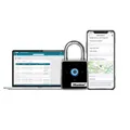 Produktbild: Master Lock 4400EUREC Bluetooth Smart-Vorhängeschloss für den professionellen und privaten Gebrauch, Innenbereich, Bluetooth-Zugriff mit Smartphone