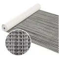 Produktbild: ANRO Schaum-Badematte Antirutschmatte Weichschaummatte Badezimmer Entspannung, Höhe 5 mm, strapazierfähig, Drainage Effekt, Rillen, wasserdurchlässig, rutschhemmend, pflegeleicht, Weich, Rutschfest, Rutschhemmend, Schnelltrockend, mit Drainagelöchern, Modern, Praktisch, PVC, Eckig, Geprägt schwarz Eckig | 65 cm x 280 cm x 5 mm