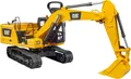 Produktbild: bruder 02483 Cat Schaufelbagger 1:16 Baustelle Baufahrzeug Löffelbagger Arbeiter