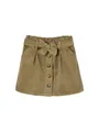 Produktbild: Vertbaudet Mädchen Paperbag-Rock, Cord, Bundweite verstellbar olivgrün 140