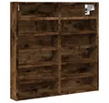 Produktbild: vidaXL Regal Vitrinenschrank Räuchereiche 60x8,5x58 cm Holzwerkstoff, 1-tlg.
