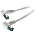 Produktbild: VIVANCO TV / Radio Winkel Antennenkabel, 90dB, 1,5m (48033) #26799835