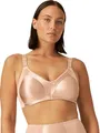 Produktbild: Naturana® Minimizer BH ohne Bügel [Cup B-G] I Maximaler Halt Dank durchdachter Schnittführung & Breiten Trägern I BH Minimizer für eine optisch kleinere Cupgröße 75 Light Beige E