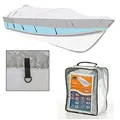 Produktbild: Persenning Bootsplane Boat Cover bis zu 240-300 cm Bootslänge, 150 cm breit, silber