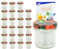 Produktbild: MamboCat Einmachglas 24er Set Sturzglas 167 ml To 66 Obst Dekor Deckel incl. Rezeptheft, Glas