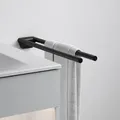 Produktbild: Keuco Reva Handtuchhalter 12818370000 schwarz matt, zweiteilig, feststehend