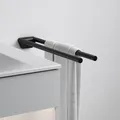 Produktbild: Keuco Reva Handtuchhalter 12818370000 schwarz matt, zweiteilig, feststehend