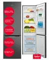 Produktbild: Amica Kühl-Gefrierkombination Schwarz 262L, 176cm hoch automat. Abtauen