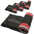 Produktbild: Firstband Alu 5m, Firstrolle, Gratband, Rollfirst, Dachabdichtung, Dachbelüftungsband - Schwarz, 4 Rollen - 390mm - Daprona