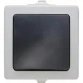 Produktbild: Kopp Nautic Aufputz-Feuchtraum Kreuzschalter 10AX IP44 (565756004)