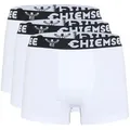 Produktbild: CHIEMSEE Herren Boxershorts, 3er Pack - Shorts, Logobund, einfarbig Weiß S