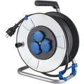 Produktbild: as-Schwabe Kabeltrommel 10313 Iron Coat, 25m, für außen IP44, 3x Schutzkontaktsteckdose