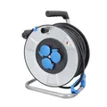 Produktbild: as - Schwabe Xperts Metallkabeltrommel 25 m H07RN-F 3G1,5, IronCoat Schutzisolierung, 3 Schutzkontaktsteckdosen mit Klappdeckel, 230V 16A, BGI608, IP44, Made in Germany, 10313