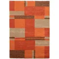 Produktbild: Novel Webteppich Palazzo Bloc, Terracotta, Textil, Abstraktes, rechteckig, 240x340 cm, in verschiedenen Größen erhältlich, Teppiche & Böden, Teppiche, Moderne Teppiche