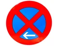 Produktbild: BauSupermarkt24 Verkehrsschild Verkehrszeichen Nr 283-11 Halteverbot Ende links Verkehrsschild Schild