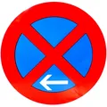 Produktbild: ORIGINAL Verkehrszeichen Nr 283-11 Halteverbot Ende links Verkehrsschild Schild