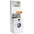 Produktbild: CASARIA® Waschmaschinenschrank Badschrank 185x63cm Badhochschrank Hochschrank