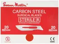 Produktbild: Swann-Morton 0206 Kohlenstoffstahl Chirurgische Skalpellklinge, Steril, Größe #20, Einzelne Folienverpackung, 100 Stück