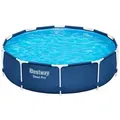 Produktbild: Bestway 56679 Steel Pro Frame Pool Set Rund Mit Filterpumpe 305 X 76 Cm