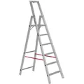 Produktbild: Euroline 22577 Stufenstehleiter mit Sicherheitsbrücke 6 Stufen
