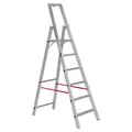 Produktbild: Euroline 22577 Stufenstehleiter mit Sicherheitsbrücke 6 Stufen