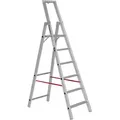 Produktbild: Euroline 22577 Stufenstehleiter Mit Sicherheitsbrücke 6 Stufen