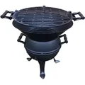 Produktbild: Westerholt 2473 Grillfass Grill Rundgrill aus Gusseisen und Stahl - Schwarz