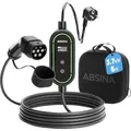 Produktbild: ABSINA EV Ladekabel für Elektroautos, Mode 2, 16 A, 3,7 kW