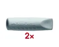 Produktbild: Faber-Castell Radiergummi Grip 2001 Eraser CAP, 2er Pack, PVC-frei
