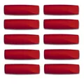 Produktbild: 10 X FABER-CASTELL Grip 2001 Radiergummi Kappe Bleistift Bleischutz Farbe Rot
