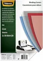 Produktbild: Fellowes Klarsicht Deckblatt aus PVC, A4 Format, 200 mic Stärke, transparent, ideal für Plastikbindung und Drahtbindung, Pack mit 100 Stück
