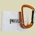 Produktbild: Petzl Sm’D Wall Karabiner Farbe: gelb Karabiner D-Form