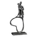 Produktbild: Casablanca - Skulptur, Figur, Dekofigur - Stand by me - antik Silber - 23 x 11 x 5 cm