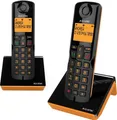 Produktbild: Alcatel S280 duo orange Telefon Freisprecheinrichtung Telefonbuch 50 Namen