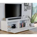 Produktbild: Milionmeblicom Fernsehtisch Fernsehschrank TV Verdeckter Griff mit Soft-Close Lowboard Hängeschrank- Hängend Oder Stehend für Wohnzimmer -Matt Weiß 30x100x30 HxBxT