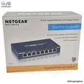 Produktbild: Netgear GS108GE 8-Port Gigabit Ethernet Switch Plug-and-Play Unmanaged